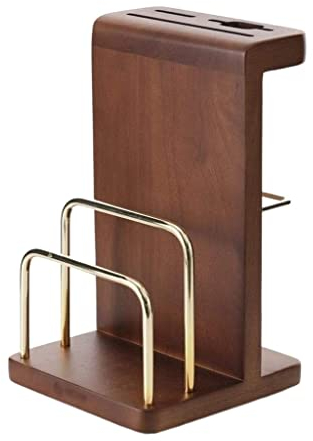 BPILOT Blocs Couteaux vides Porte-Couteau en Bois, Porte-Planche À Découper, Porte-Couteau Porte-Couteau Porte-Couteau De Comptoir pour la Cuisine