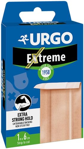 Urgo Extreme Pflaster, zuschneidbar, extra starker Halt, 1 m x 6 cm
