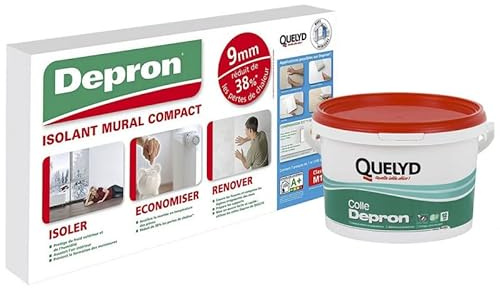 Pack de 7 Plaques de polystyrène 9mm + Colle DEPRON
