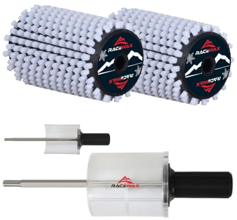 RaceWax Roto Bürsten Set Nylon Rosshaar oder Kupfer Rotorbürste 200mm SpeedStick