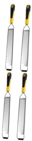 MAGICLULU 4pezzi Grattugie Acciaio Inossidabile Per Formaggio e Verdure Utensili Pratici Per Cucina Grattugie Fine e Grossa Per Patate e Frutta