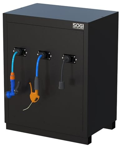 SOGI ARR-M-AEA Modulo in lamiera per arredo officina - avvolgitubo acqua - avvolgicavo elettrico - avvolgitubo aria