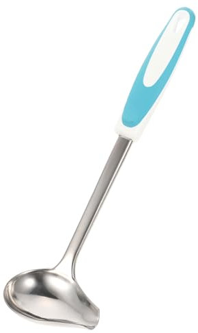 COLLBATH Cucchiaio Da Cucina Con Fori Mestolo Per Salsa Argentato Accessorio Da Cucina Per Sugo E Condimenti
