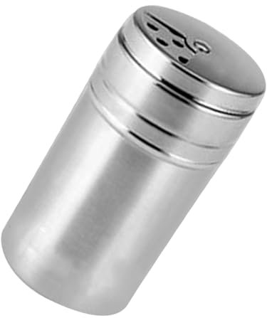 COLLBATH 1stücke Edelstahl-gewürzdose Mit Drehbarem Deckel Salz Und Pfefferstreuer Verstellbarer Mahlgrad Spülmaschinenfest Höhe