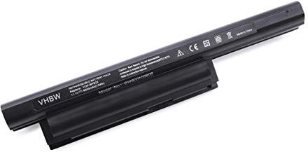 vhbw Akku kompatibel mit Sony Vaio VPCEB17FX/P, VPCEB17FX/W, VPCEB18EC Notebook (6600 mAh, 11,1 V, Li-Ion) - Infochip