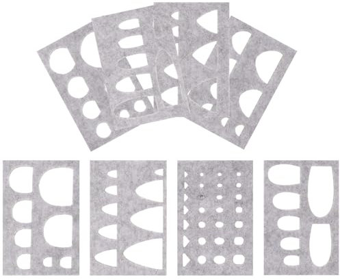 STOBOK Filzvorlage in Tieraugenform Für DIY-filzhandwerk Nadelfilzen Applique-Form Bastelwerkzeug Für Wollfilzarbeiten Einfach Anzuwendendes Filzhandwerks