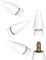 Puntas De Repuesto para Apple Pencil(4 Pack) Adaptador para iPad 1st Generacion Lapiz 2st Generacion Pen Tactil Stylus Bolígrafo Manzana Tactil Certificado MFI para Apple para iPhone Accesorios