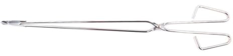 Pinza de Carbón Barbacoa para 55cm Galvanizado de Hierro | Pieza, Color Plata, Superficie Lisa, No se Deforma Fácilmente, Uso en Barbacoa y Bar