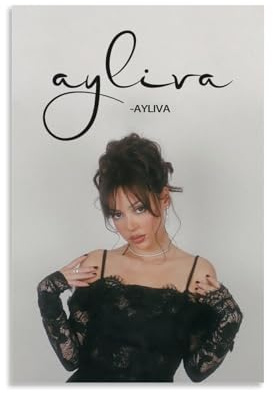 Ayliva Poster, Musik, Vintage-Retro-Cover-Poster für Zimmer, ästhetische Leinwand, Wandkunst, Schlafzimmerdekoration, 30 x 45 cm
