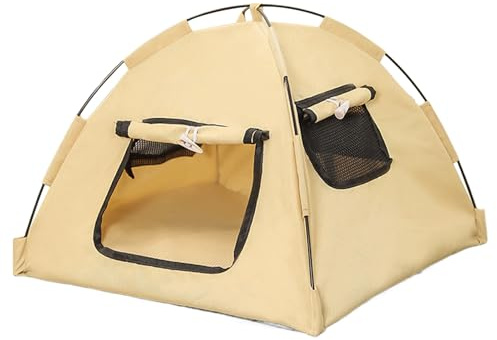Katzenzelt im Freien – Faltbarer Sonnenschutz für Kätzchen, tragbar, wetterfest, Haustierzelt für Wohnung, Reisen, Garten, Sommer, Outdoor-Ausflug, Camping, Abenteuer, Terrasse