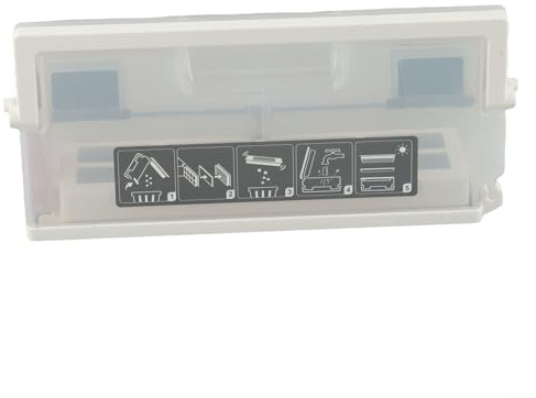 CashMuch Contenedor de polvo de repuesto con filtro para Deebot serie N8 accesorio de aspiradora contenedor de recogida de polvo sistema de vaciado automático de dos puertos