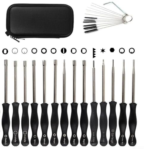BildeeMait Lot de 14 outils de réglage de carburateur avec tournevis pour l'entretien des petits moteurs sur débroussailleuses, tronçonneuses et souffleurs