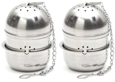 AltoBuy Set de 2 Boules à thé en Acier inoxidable avec Support
