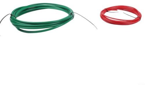 Set di 4 molle piegatubi per tubi in rame, kit di attrezzi HVAC rosso, verde, giallo, blu, lunghezza 5 m (4 pezzi) 5 m)