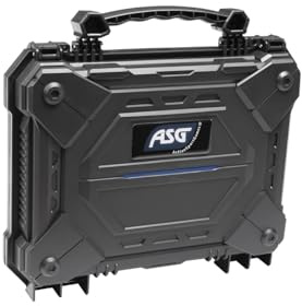 VORAGA Hartschalen-Waffenkoffer für Airsoft-Pistolen, wasserdicht, Schaumstoff, Schwarz