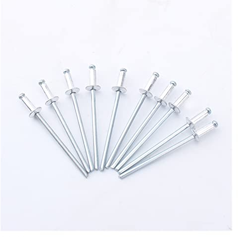 yaoqijie 1000 stücke M2. 4 Aluminium Hohlnieten Blindnieten Lasting (Stem Length : 2.4X6mm 1000pcs)