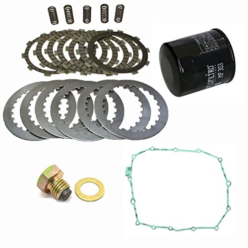 UK-Motors Kupplung für Honda XL 600 V Transalp PD06 1991-2000 Satz verstärkt Dichtung Ölfilter Ablassschraube