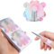 120 Piezas extensión de papel de plantilla extensión de uñas, Bandeja de papel de uñas, Nail Forms Gel UV, para extensiones de Gel Acrílico, Forma de Mariposa