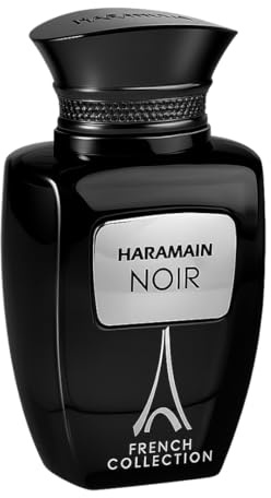 Al Haramain Noir French Collection Eau de Parfum 100ml | Luxury Arabian Unisex Perfume | Oriental Citrus & Sweet Grapefruit Fragrance | Long-Lasting Elegant Scent | Premium Gift Perfume