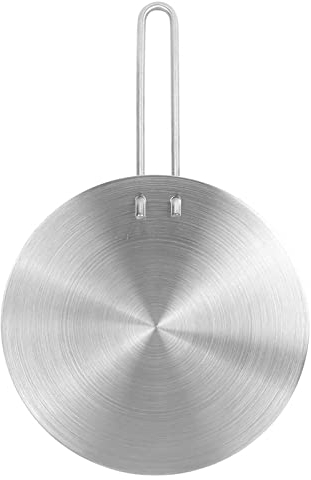 Tbest Convertidor de Adaptador de Placa de Inducción para Poner Debajo de Ollas en Quemadores Difusor de Calor Superior de Estufa de 30 Cm Conversión de Cocina de Anillo a Fuego Lento (20 centímetros)