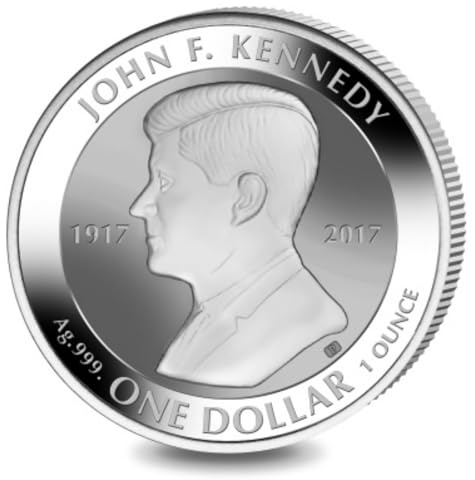 1 Oz Silbermünze British Virgin Islands John F. Kennedy Reverse Proof 2017-1 Oz 1 unze Silber silver coin