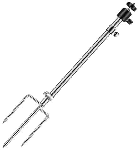 Syfunlv Universal lampen halter,Stative Wildkamerahalterung,Faltbare Edelstahlhalterung, Angellicht Halterung,360° verstellbar,Universalgewindeanschluss1/4''-20 (6mm),für Nachtangeln,Trail-Kamera.