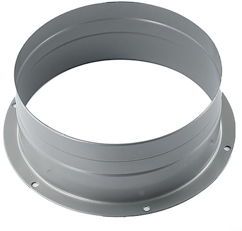Kanalverbinder Flansch Metall Flansch Entlüftungsrohr Fitting Wand Luftrohr Schlauch Flansch Anschluss Wand Luftschlauch Adapter Fitting für Lüftungsrohr 75-200mm(150mm)