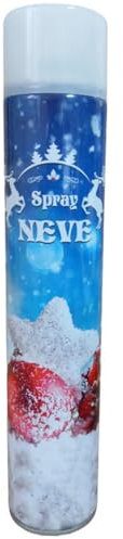 COSE DA CASA Neve spray DECORAZIONI per albero di natale vetri porte finestre grande 400gr bomboletta Max vetrine presepe capanne grotte neve bianca artificiale