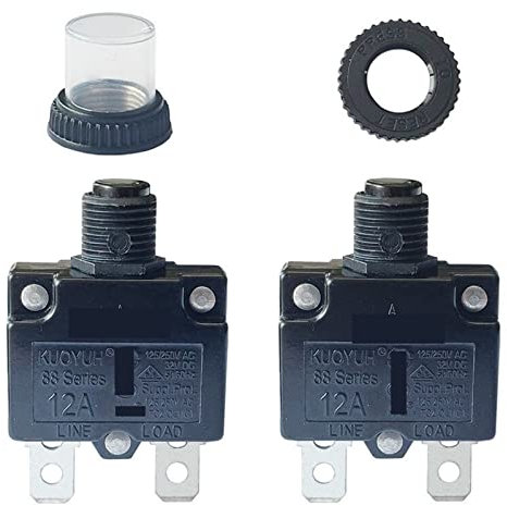 Disjoncteur 88 Series12a avec interrupteur de protection contre les surcharges thermiques du moteur électrique avec capuchon 2 pièces(12A)