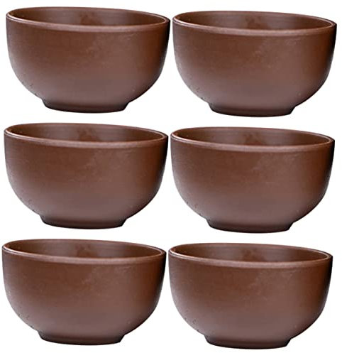 PHENOFICE 6 Stück Kleine Violette Sandtassen Teeaufbewahrungstassen Wassertrinktassen Spirituosentassen Retro-weintassen Kreative Heimtassen