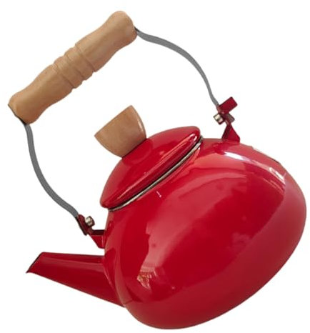 Cabilock Smalto per Kettle Retro per Tè Uniforme del Calore Design Facile per Aperto