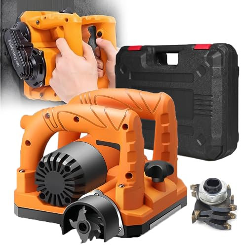 ZJHESXV Fresa Elettrica per Intonaco da Parete, 5800W/6800W, Fresa per Ristrutturazione, Fresa a Rulli, 9000giri/Min, Fresatrice per Calcestruzzo, Granito,Intonaco,Vecchie Pitture Ceramiche,5800W