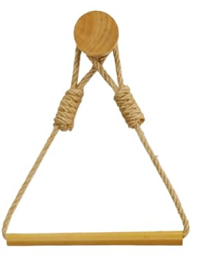 Porte-rouleau De Papier Toilette Boho – Rangement Décoratif Pour Salle De Bain Bohème, Porte-papier Rustique À Suspendre | Fait À La Main, Peu Encombrant, Facile À Monter, Parfait Pour Les Rouleaux De