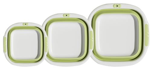 Bacino pieghevole – Vasca da bagno per piatti | per bucato portatile per lavare vestiti, frutta, vasca salvaspazio per i piedi