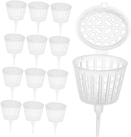 Toyvian Boîte à Engrais en Acier Inoxydable 30pcs pour Jardin Extérieur et Plantes de Balcon, Finition Soignée, Facile à Utiliser, Panier Pratique pour Engrais Granulaires