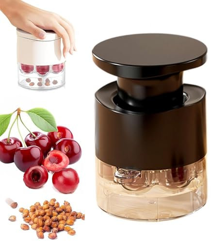 MUMQAQ Cherry Pitter, 2025 - Snocciolatore per ciliegie e ciliegie, multifunzione, strumento per rimuovere il nucleo delle ciliegie a 7 fori