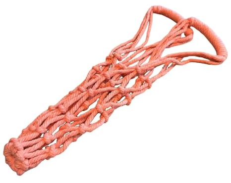 Portavasos de Macramé con Cuerda Tejida para Senderismo, Camping Y Entrenamiento.
