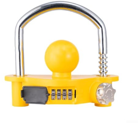 Serrure de remorque en aluminium avec code à 4 chiffres, parfait pour la sécurité antivol