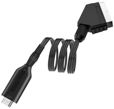 Sewroro Convertitore Da Scart Video Segnale Analogico in Digitale Supporta Uscita Alimentazione Tramite Cavo Usb