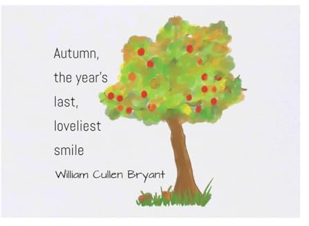 Azeeda 'Autumn Tree' Temporary Tattoo - Water Resistant, Skin-Safe, Non-Toxic Transfer (TO00092389)