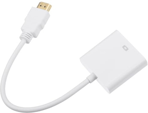 STAHAD Adattatore Convertitore Video da Interfaccia Multimediale a Vga 1080p Cavo di Conversione Durevole per Computer Laptop Monitor Tv Uso Domestico