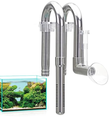 Skimmer De para Pecera Racores Acero Inoxidable Entrada Y Salida para Agua