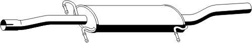 Mittelschalldämpfer von Ernst (385046) Dämpfer Abgasanlage Auspufftopf