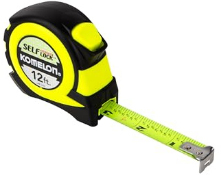 Komelon 12' Self Lock Hi-Vis Speedmark Tape Measure