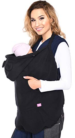 Mija - Tragecover, Universal Bezug für Baby Carrier/Tragetücher/Cape 4022 (Schwarz)
