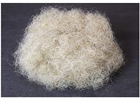 Fränkische Schlafmanufaktur 1kg Rosshaar, 100% Schweifhaar, Füllmaterial, Polstermaterial