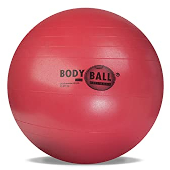 Gymnastikball | Fitnessball | Sitzball | Yogaball | Sportball | Bürostuhl | Stuhl (65 cm Ø rot)
