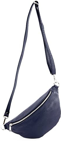 modamoda de T211 Damen Leder Hüfttasche Bauchtasche, handmade in Italy