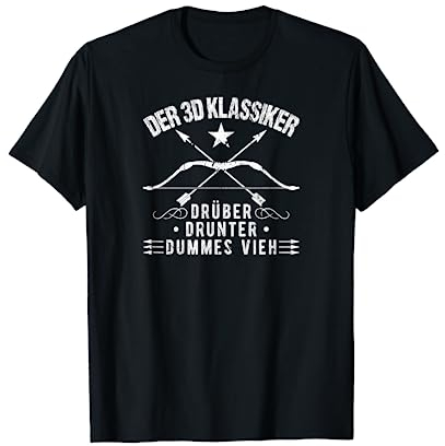 Bogenschießen Pfeil Bogen für Männer Bogensport T-Shirt