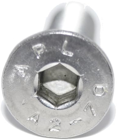 Senkschrauben mit Innensechskant M6X100 25 Stück ISO 10642 A2 Edelstahl rostfrei Senkkopfschraube